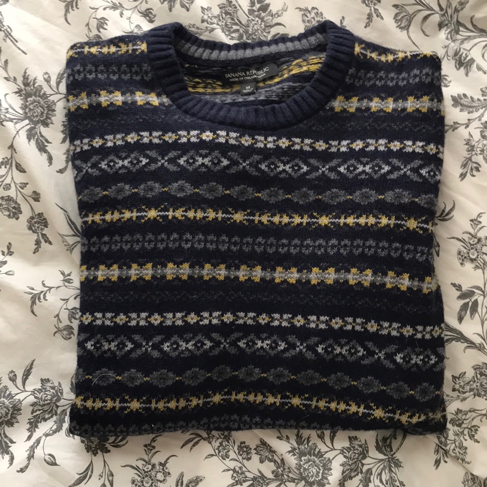 Banana Republic Italian Yarn Crewneck Sweater